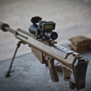 Fondo de pantalla Barrett M82 Sniper rifle 128x128