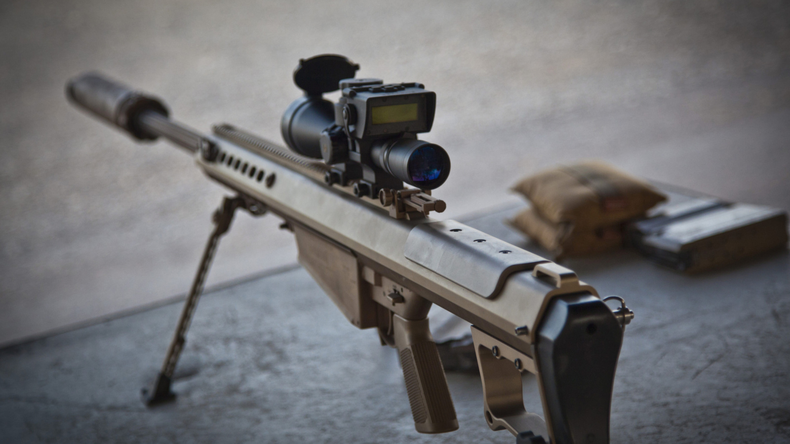 Das Barrett M82 Sniper rifle Wallpaper 1600x900