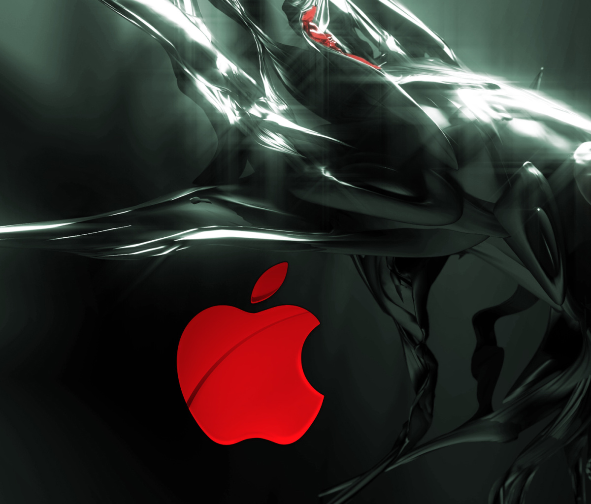 Das Apple Emblem Wallpaper 1200x1024