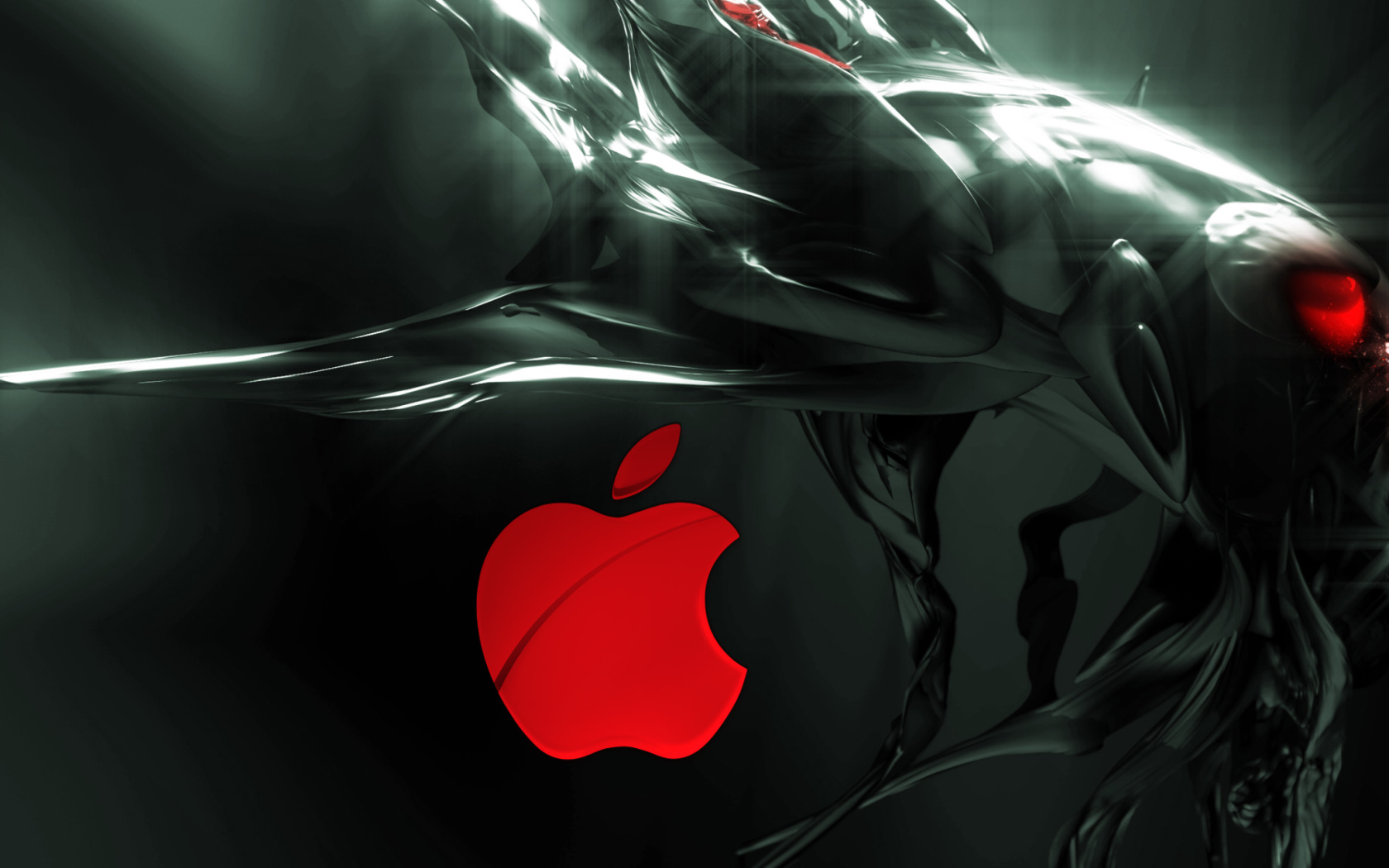 Das Apple Emblem Wallpaper 1680x1050