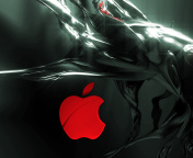 Fondo de pantalla Apple Emblem 176x144