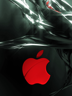 Das Apple Emblem Wallpaper 240x320