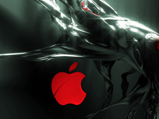 Das Apple Emblem Wallpaper 320x240