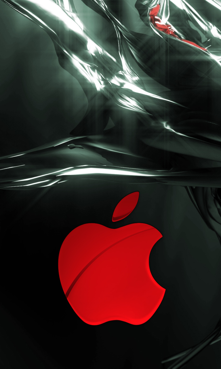 Das Apple Emblem Wallpaper 768x1280