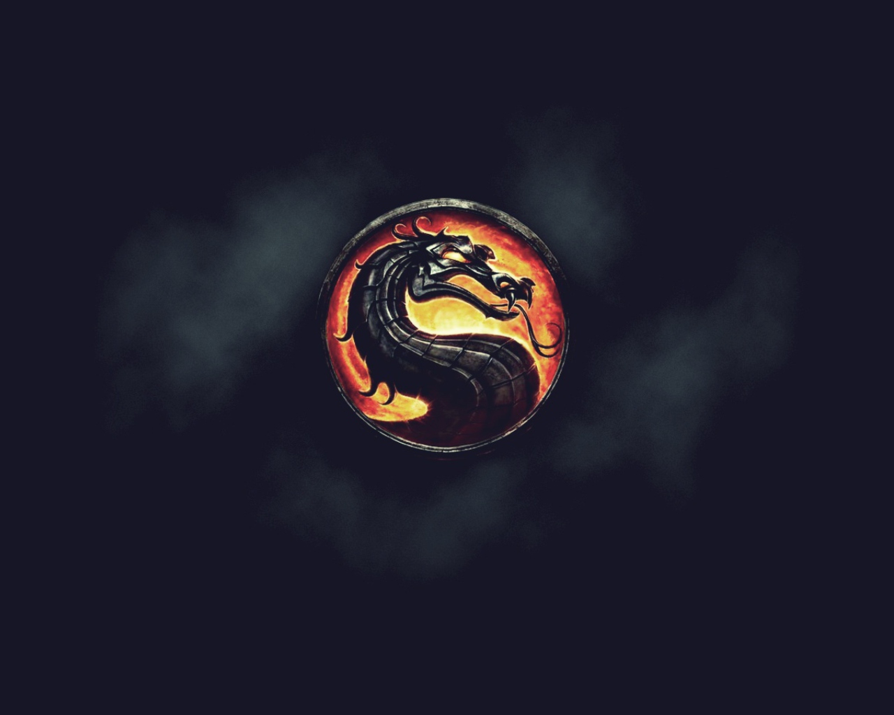 Das Mortal Kombat Logo Wallpaper 1280x1024