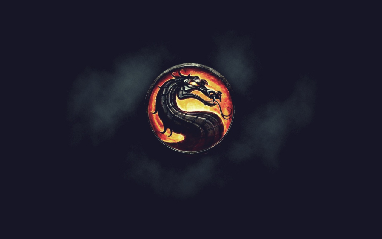 Fondo de pantalla Mortal Kombat Logo 1280x800