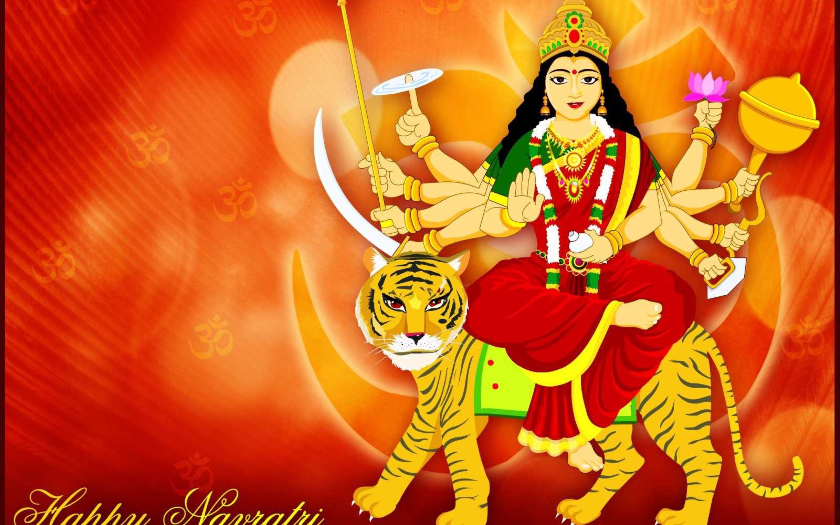 Maa Durga - Puja Avratri wallpaper 1680x1050