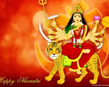 Das Maa Durga - Puja Avratri Wallpaper 220x176