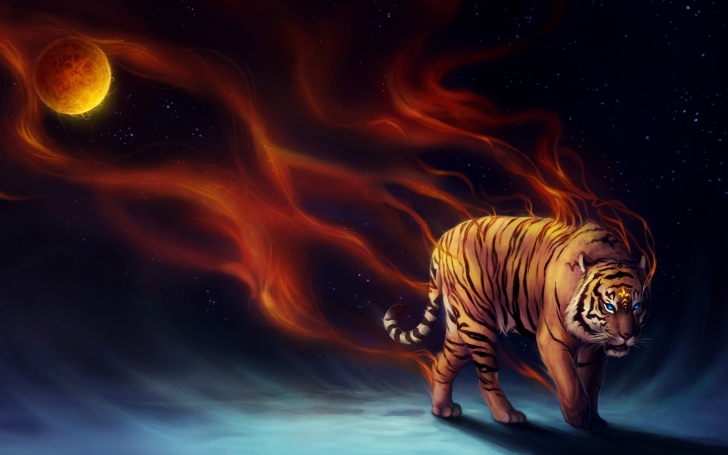 Das Power Tiger Wallpaper