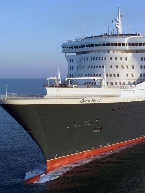 Fondo de pantalla Queen Mary 2 - Flagship 480x640
