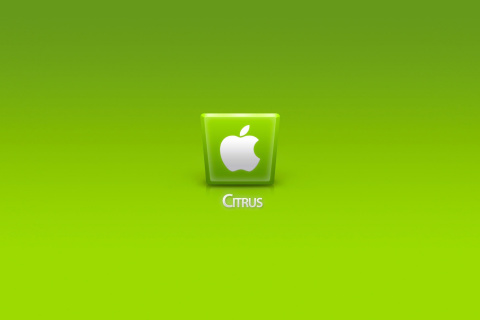 Das Apple Citrus Wallpaper 480x320