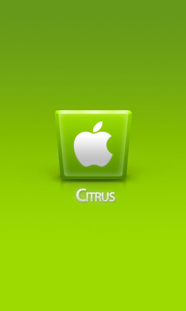 Fondo de pantalla Apple Citrus 768x1280