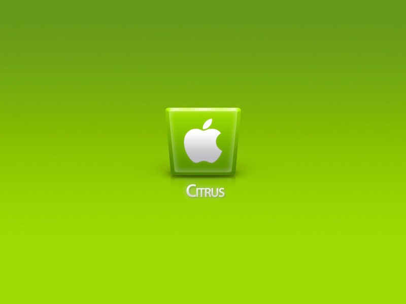 Fondo de pantalla Apple Citrus 800x600