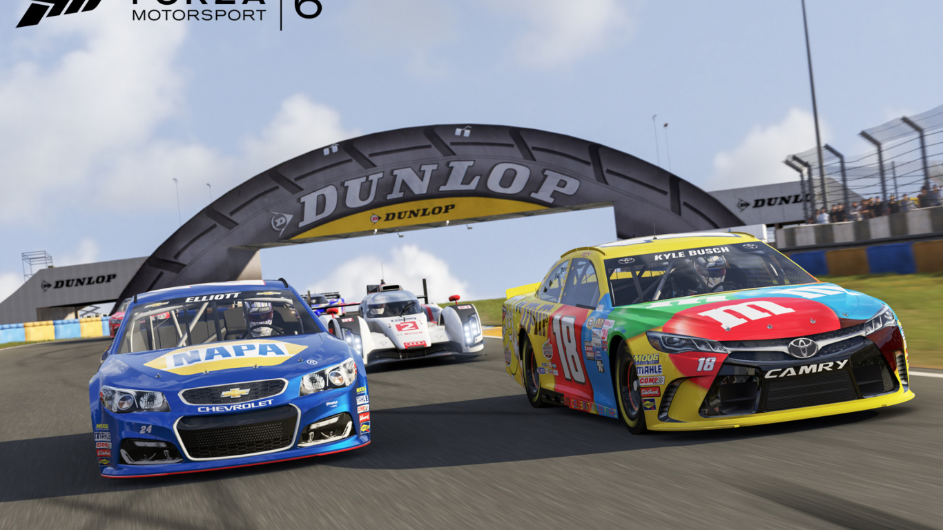 Screenshot №1 pro téma Forza Nascar 1366x768