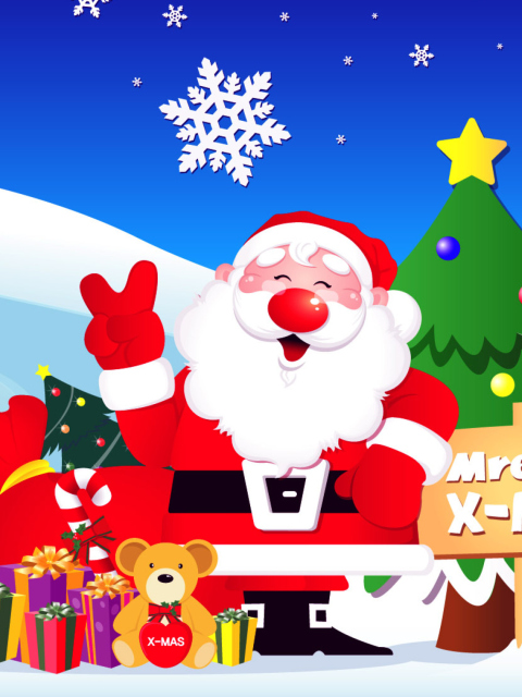 Screenshot №1 pro téma Christmas - X-mas 480x640