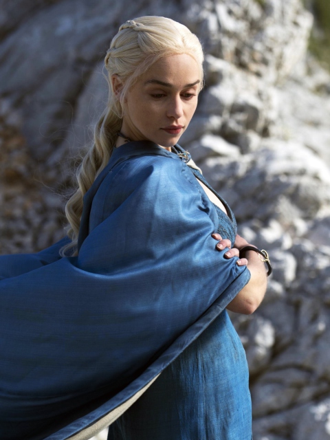Sfondi Daenerys Targaryen In Game of Thrones 480x640