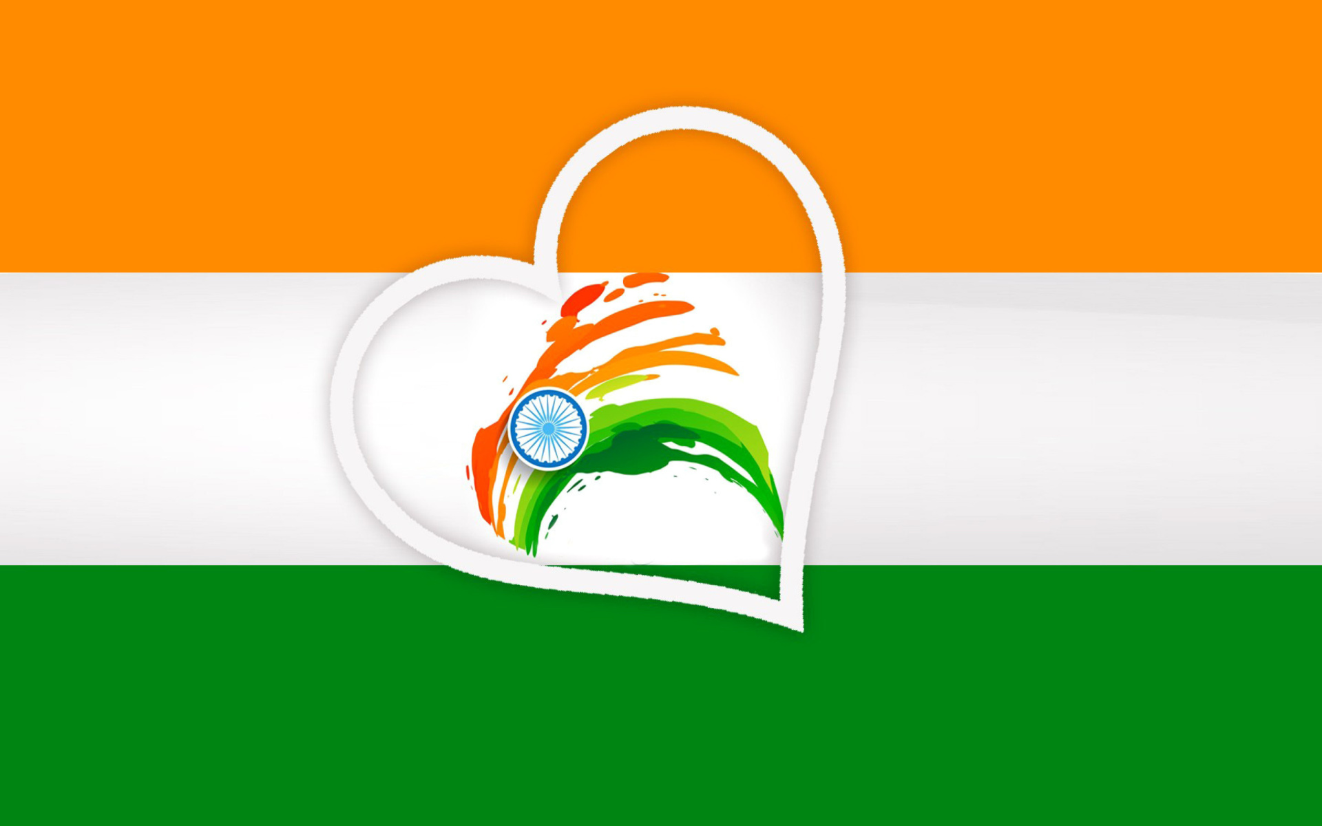 Happy Independence Day of India Flag wallpaper 1920x1200