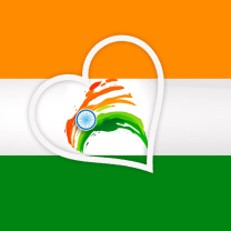 Sfondi Happy Independence Day of India Flag 208x208