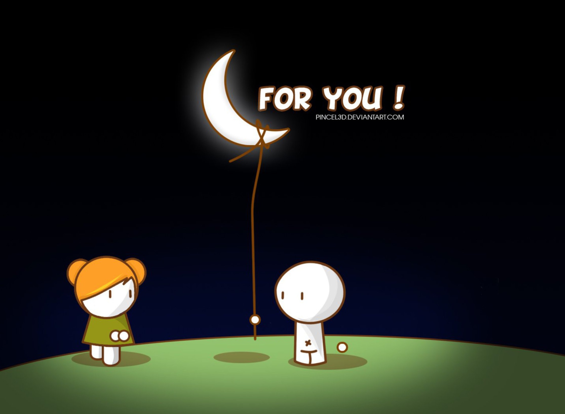 Moon For You wallpaper 1920x1408