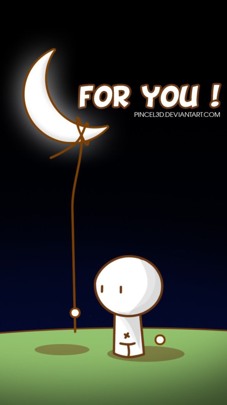Moon For You wallpaper 750x1334