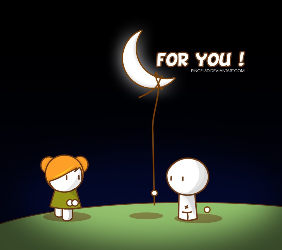 Moon For You wallpaper 960x854
