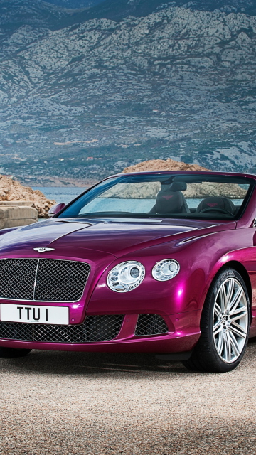 Das Bentley Continental GT Speed Convertible Wallpaper 360x640