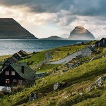 Обои Faroe Islands Tour Saksun 208x208
