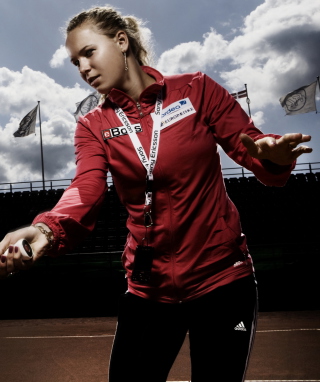 Kostenloses Caroline Wozniacki Wallpaper für Nokia C2-03