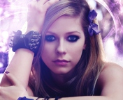 Das Avril Lavigne Portrait Wallpaper 176x144
