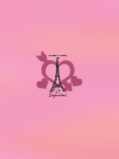 Das Bonjour Paris Wallpaper 240x320