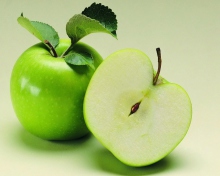 Das Fresh And Juicy Green Apple Wallpaper 220x176