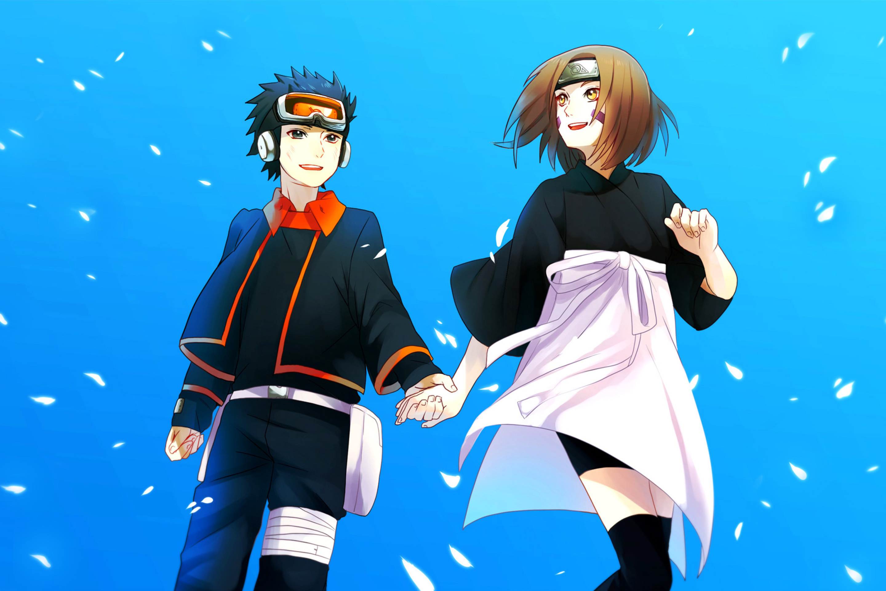 Rin Nohara, Obito Uchiha wallpaper 2880x1920