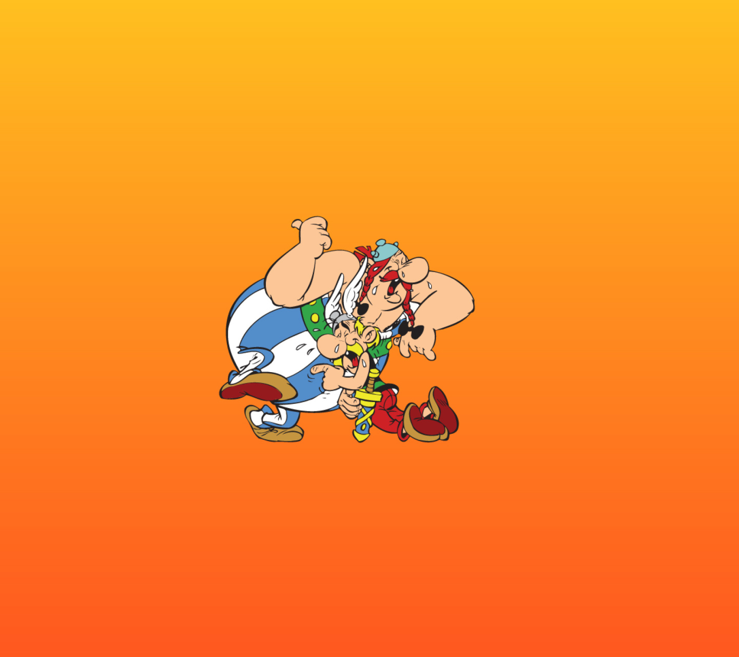 Обои Asterix and Obelix 1440x1280