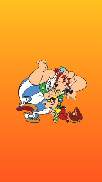 Обои Asterix and Obelix 360x640