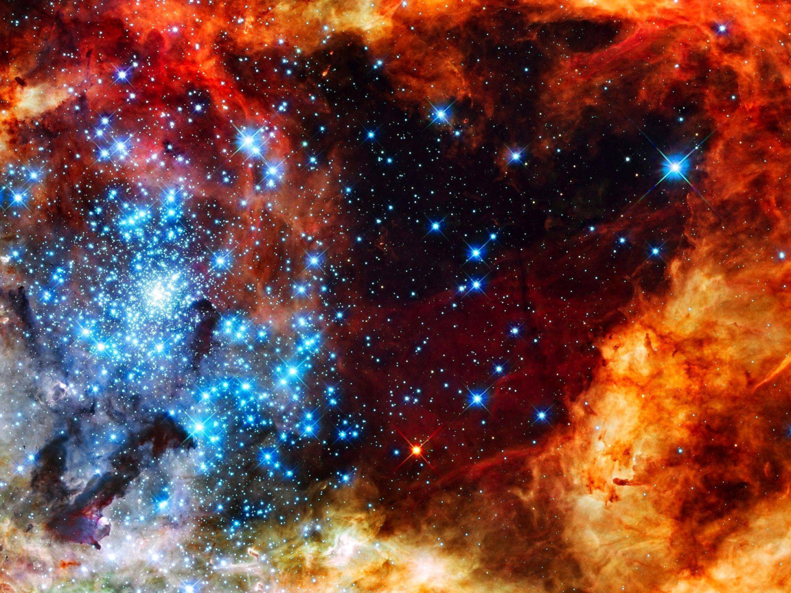 Das Starry Space Wallpaper 1152x864