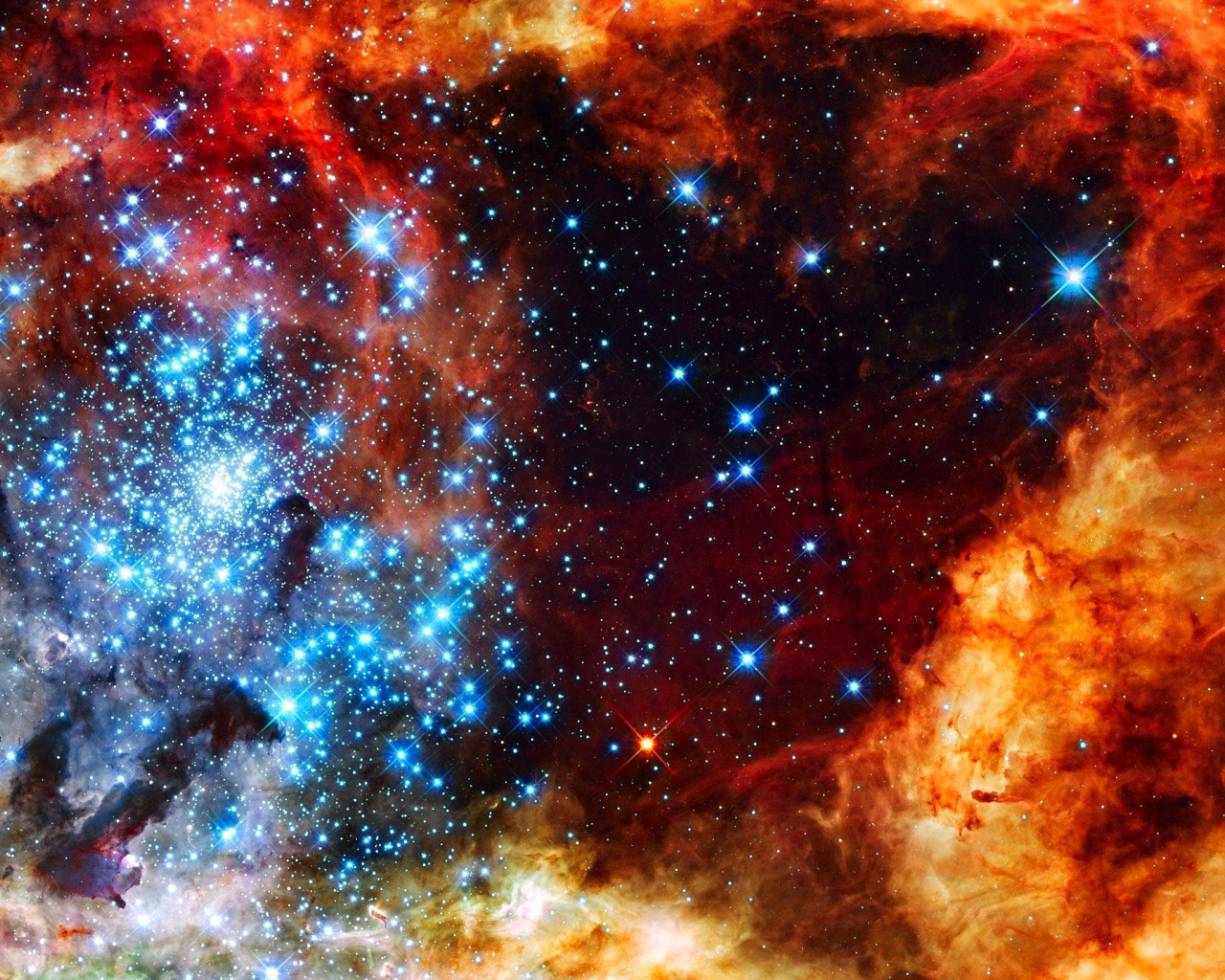 Starry Space wallpaper 1280x1024