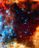 Das Starry Space Wallpaper 128x160