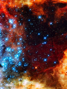 Fondo de pantalla Starry Space 132x176