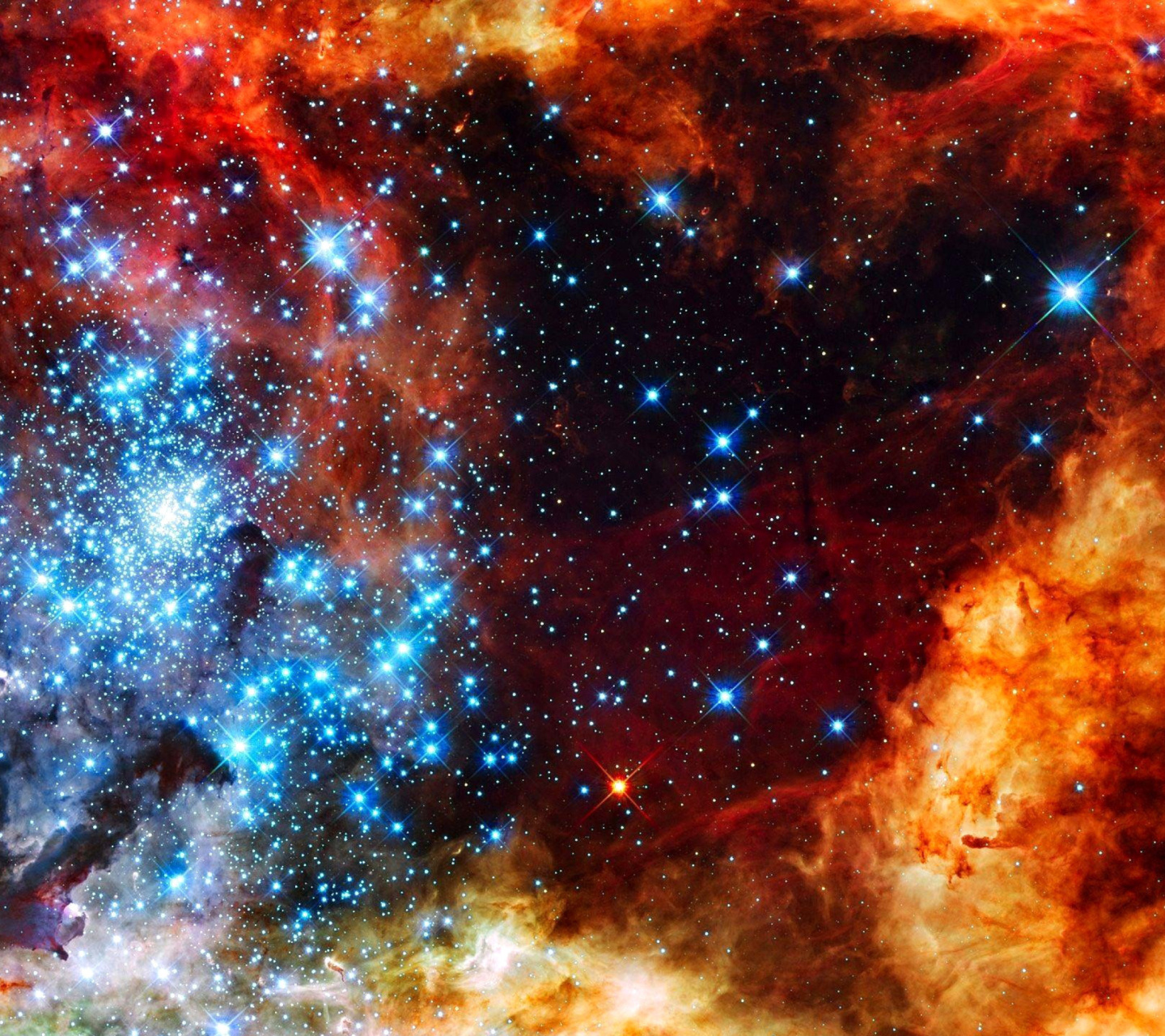 Starry Space wallpaper 1440x1280