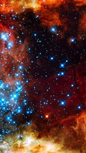 Fondo de pantalla Starry Space 360x640