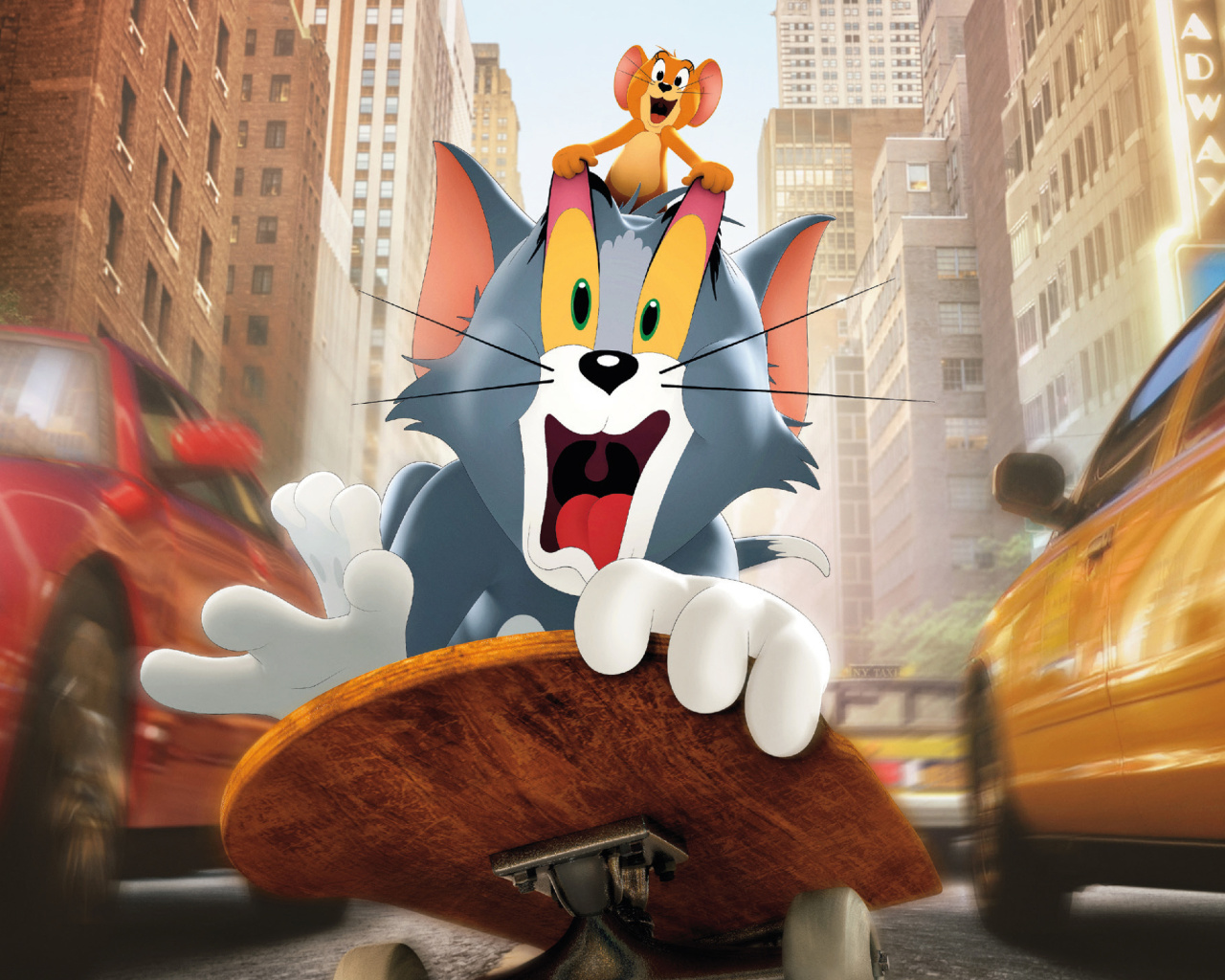 Fondo de pantalla Tom and Jerry Movie Poster 1280x1024