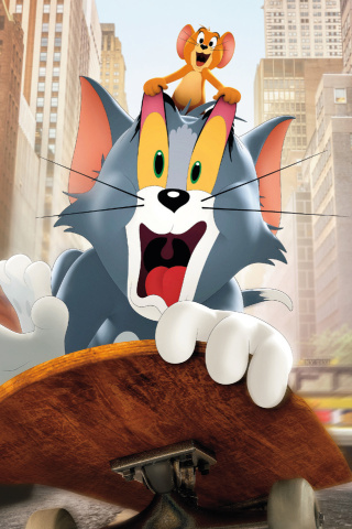 Fondo de pantalla Tom and Jerry Movie Poster 320x480