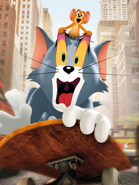 Sfondi Tom and Jerry Movie Poster 480x640