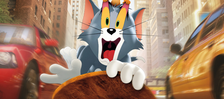 Das Tom and Jerry Movie Poster Wallpaper 720x320