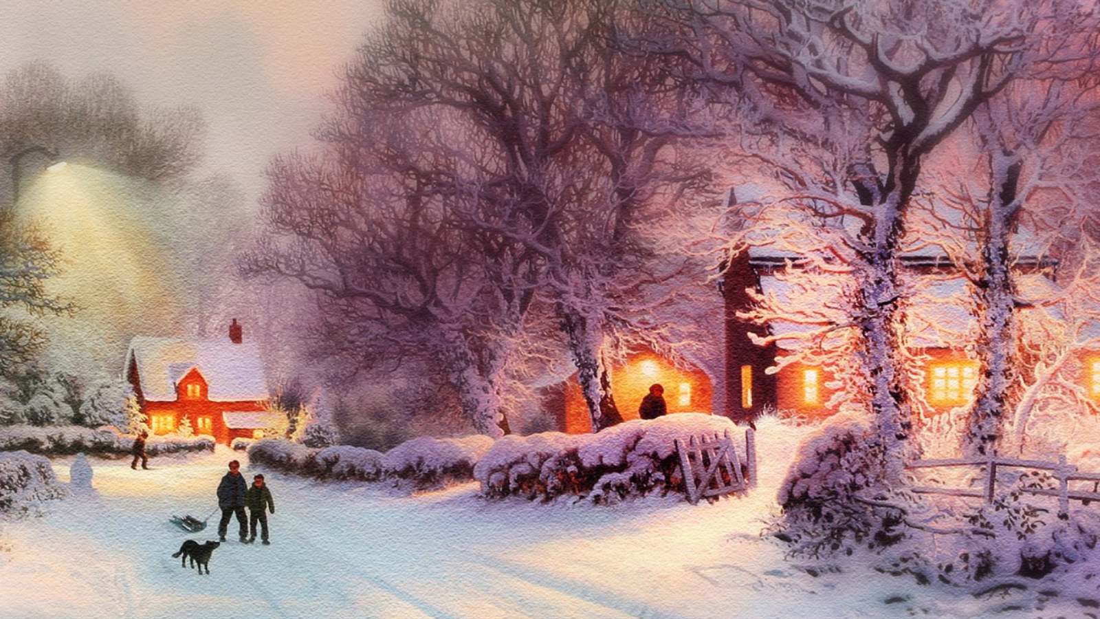 Sfondi Christmas Walk 1600x900