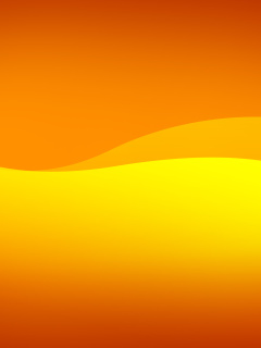 Das Orange Bending Lines Wallpaper 240x320