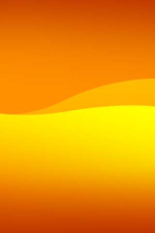 Das Orange Bending Lines Wallpaper 320x480