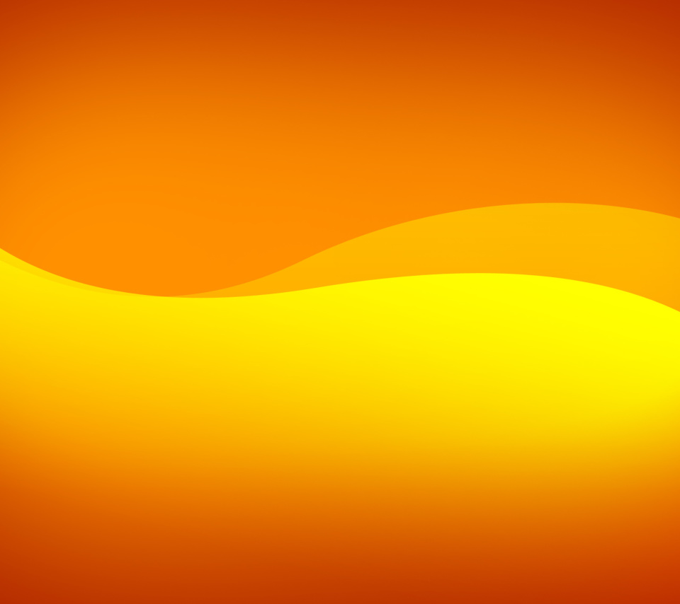 Das Orange Bending Lines Wallpaper 960x854