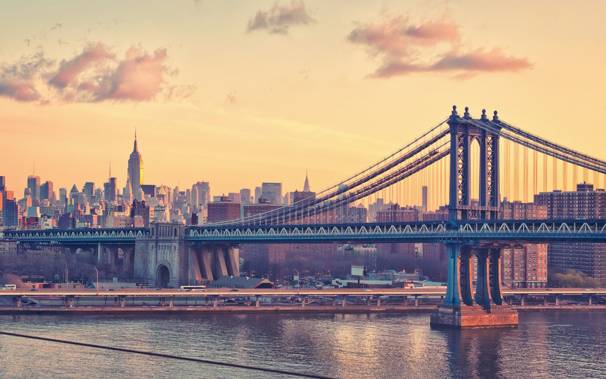 Fondo de pantalla Bay Bridge New York 2560x1600