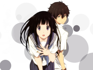 Hyouka Novel wallpaper 320x240